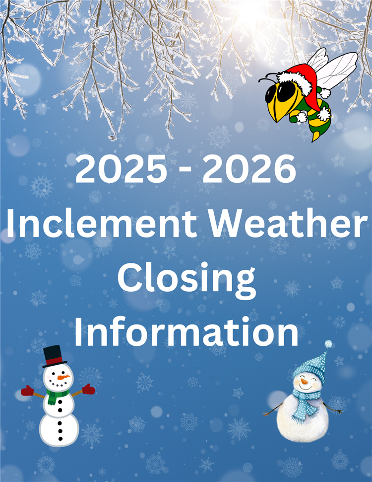  25/26 School Year Inclement Weather Closing Information
